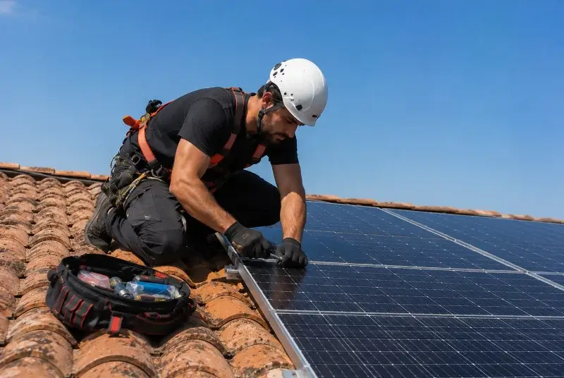 Maintenance et monitoring de panneaux solaires à Nantes