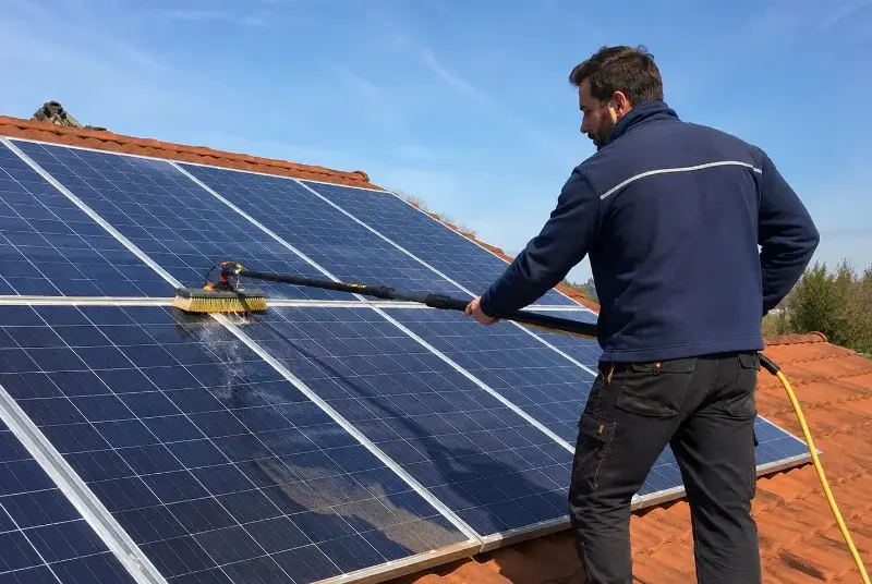Nettoyage et entretien de panneaux solaires à Nantes